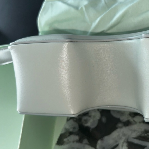 OFF WHITE Leather Burrow 22 Shoulder Bag - Picture 10 of 13